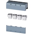 SIEMENS - Morsetto di collegamento per conduttore tondo TA4.1 2x 400kcmil - 750kcmil per 2 cavi, 4 pezzi