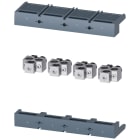 SIEMENS - Morsetto di collegamento per conduttore tondo TC3.2 3x 250 - 400kcmil Cu, per 3 cavi, 4 pezzi 3VA96740JK32