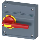 SIEMENS - Comando rotativo frontale OFF di emergenza IEC IP30/40 per 3VA55 3VA65/3VA66 3VA96770EK15