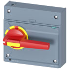 SIEMENS - Comando rotativo frontale OFF di emergenza IEC IP30/40, accessorio per: 3VA15/25 1000 3VA96870EK15