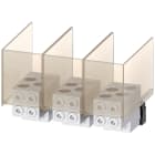 SIEMENS - Morsetto di collegamento per conduttore tondo TA6.2 4x 1/0 - 500 kcmil per 4 cavi, 3 pezzi 3VA97730JJ43