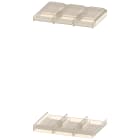 SIEMENS - Calotta coprimorsetti corta a 3 poli, 2 pezzi per 3VA57/58/67/68, a 3 poli 3VA98710WD30