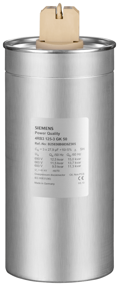 SIEMENS - condensatore di potenza PHICAP MKP 230V 2,5kVAr