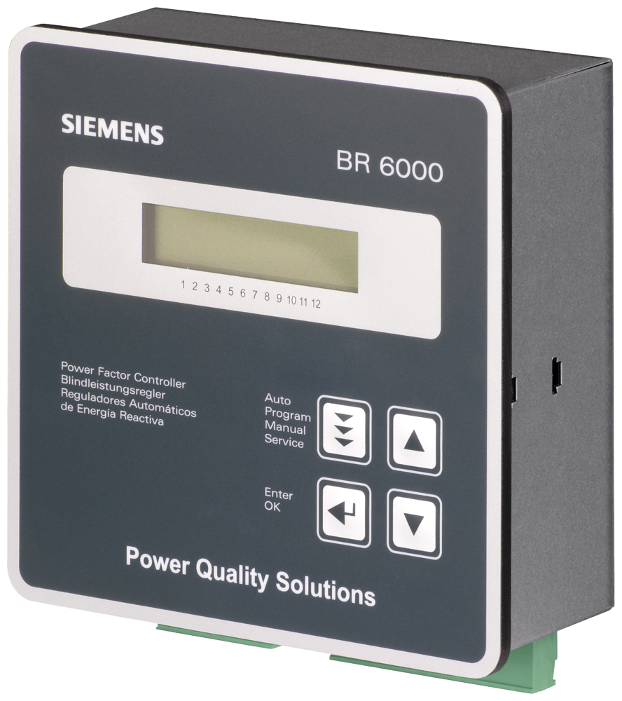SIEMENS - regolatore di potenza reattiva BR6000-R12 a 12 stadi 230V 4RB95121CD50