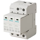 SIEMENS - Scaricatore di sovratensione di origine atmosferica T1/T2, Un 240/400 V, UC AC 335 V, moduli di protezione inseribili