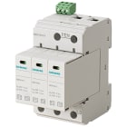 SIEMENS - Scaricatore di sovratensione di origine atmosferica T1/T2, Un 240/400 V, UC AC 335 V, moduli di protezione inseribili