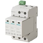 SIEMENS - Scaricatore di sovratensione di origine atmosferica T1/T2, Un 240/400 V, UC AC 335 V, moduli di protezione inseribili 5SD74133