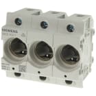 SIEMENS - NEOZED, base portafusibili, D01, a 3 poli, 16 A, Un AC: 400 V, Un DC: 250 V