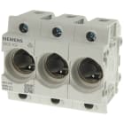 SIEMENS - NEOZED, base portafusibili, D02, a 3 poli, 63 A, Un AC: 400 V, Un DC: 250 V