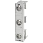 SIEMENS - NEOZED, base portafusibili, D02, a 3 poli, 63 A, Un AC: 400 V, Un DC: 250 V
