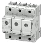 SIEMENS - MINIZED, sezionatore sottocarico con fusibile, D02, a 3 poli, In: 35 A, Un AC: 400 V