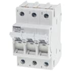 SIEMENS - MINIZED, sezionatore sottocarico a fusibili, D01, a 3 poli, In: 10 A, Un AC: 400 V