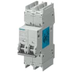SIEMENS - Interruttore magnetotermico 240 V 14 kA, a 2 poli, C, 1,6 A, P=70 mm secondo UL 489