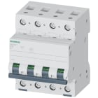 SIEMENS - Interruttore magnetotermico 400 V 10 kA, a 4 poli, C, 1 A