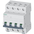 SIEMENS - Interruttore magnetotermico 400 V 10 kA, a 4 poli, D, 2 A 5SL44028