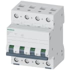 SIEMENS - Interruttore magnetotermico 400 V 10 kA, a 4 poli, C, 3 A
