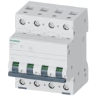 SIEMENS - Interruttore magnetotermico 400 V 10 kA, a 4 poli, C, 4 A 5SL44047