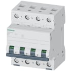 SIEMENS - Interruttore magnetotermico 400 V 10 kA, a 4 poli, D, 4 A 5SL44048