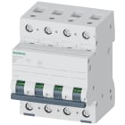 SIEMENS - Interruttore magnetotermico 400 V 10 kA, a 4 poli, B, 8 A 5SL44086