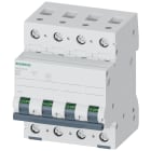 SIEMENS - Interruttore magnetotermico 400 V 10 kA, a 4 poli, B, 10 A 5SL44106
