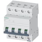 SIEMENS - Interruttore magnetotermico 400 V 10 kA, a 3+N poli, B, 4 A 5SL46046