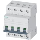 SIEMENS - Interruttore magnetotermico 400 V 10 kA, a 3+N poli, D, 4 A 5SL46048