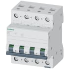 SIEMENS - Interruttore magnetotermico 400V 10kA, 3 poli+N, D, 1,6A