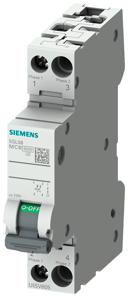 SIEMENS - INT MT 6KA 2P C16 220VCC 1UM 5SL58167