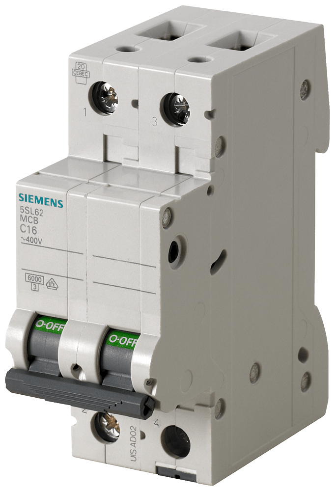 SIEMENS - INT. MT ICN 6000A, ICU 6KA 2P C40 5SL62407BB