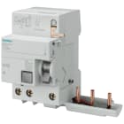 SIEMENS - Blocco differenziale, a 3 poli, tipo A, con breve ritardo, In: 63 A, 30 mA, Un AC: 400 V, per 5SY