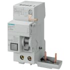 SIEMENS - Blocco differenziale, a 2 poli, tipo AC, selettivo, In: 63 A, 300 mA, Un AC: 230 V, per 5SL4