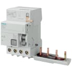 SIEMENS - Blocco differenziale, a 4 poli, tipo AC, In: 63 A, 300 mA, Un AC: 400 V, per 5SY