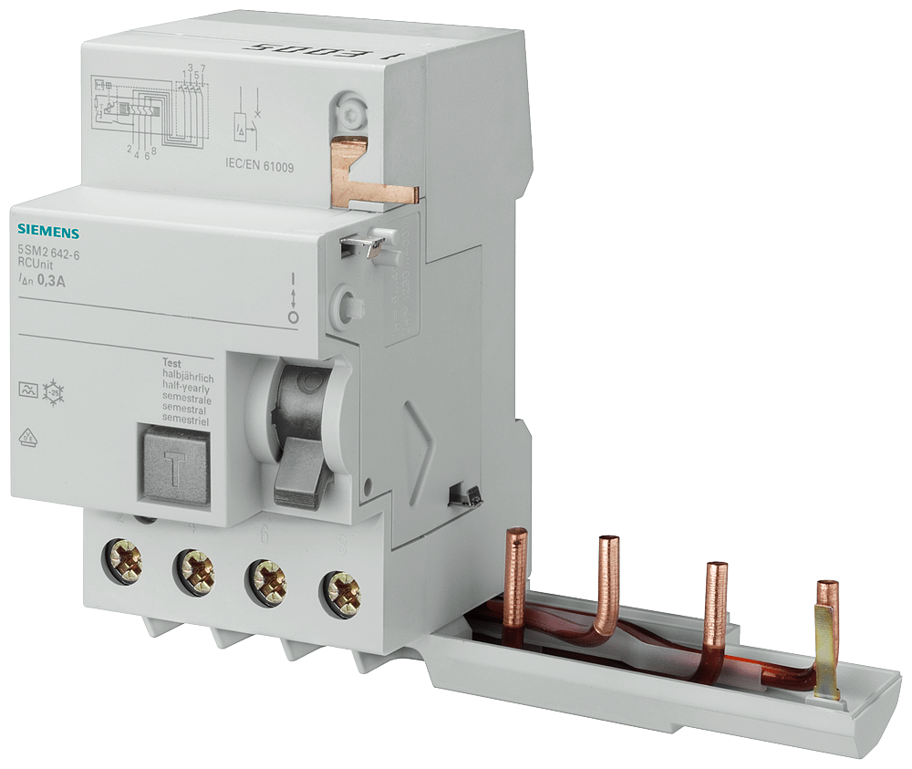 SIEMENS - BLOCCO DIFF. 4P 63A 0,5A TIPO AC X 5SY 5SM27450