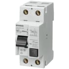 SIEMENS - Interruttore differenziale, a 2 poli, tipo A, In: 125 A, 100 mA, Un AC: 230 V