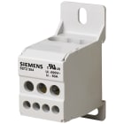 SIEMENS - Blocco distributore a 1 polo, 80A, 690V ingresso 1x 16mm² uscita: 8x 10mm²