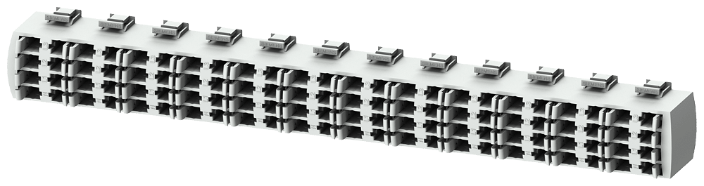 SIEMENS - Sbarra collettrice, a 4 fasi, modulo 24