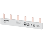 SIEMENS - Sbarra di collegamento a punte 10mm², monofase, 6x 1 fase, 105mm