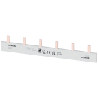 SIEMENS - Sbarra di collegamento a punte 10mm², monofase, 6x (1 fase+AUX), 158mm