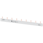 SIEMENS - Sbarra di collegamento a punte 10mm², monofase, 9x (1 fase+AUX), 237mm