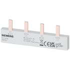 SIEMENS - Sbarra di collegamento a punte 10mm², bifase, 2x (1 fase+N), 76mm