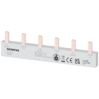 SIEMENS - Sbarra di collegamento a punte 10mm², bifase, 3x (1 fase+N), 102mm 5ST3607