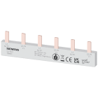 SIEMENS - Sbarra di collegamento a punte 10mm², bifase, 3x (1 fase+N), 102mm