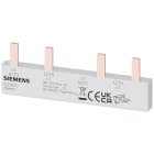 SIEMENS - Sbarra di collegamento a punte 10mm², bifase, 2x (1 fase+N+AUX), 76mm 5ST3610
