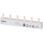 SIEMENS - Sbarra di collegamento a punte 10mm², trifase, 2x 3 fasi, 102mm 5ST3613