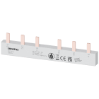 SIEMENS - Sbarra di collegamento a punte 10mm², trifase, 2x (3 fasi+AUX), 115mm 5ST3616