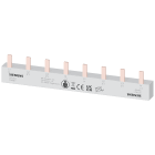 SIEMENS - Sbarra di collegamento a punte 10mm², quadrifase, 2x (3 fasi+N), 140mm