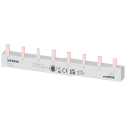 SIEMENS - Sbarra di collegamento a punte 10mm², quadrifase, 2x (3 fasi+N), 140mm 5ST3621