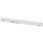 SIEMENS - sbarra di collegamento a punte, 10 mm2 collegamento: trifase/N+ 8x fase protetto contro i contatti accidentali per 1F, a 4 poli+8LS a 1 polo 5ST3624