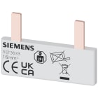 SIEMENS - Sbarra di collegamento a punte 16mm², monofase, 2x (1 fase+AUX), 40mm