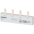 SIEMENS - Sbarra di collegamento a punte 16mm², bifase, 2x (1 fase+N), 76mm